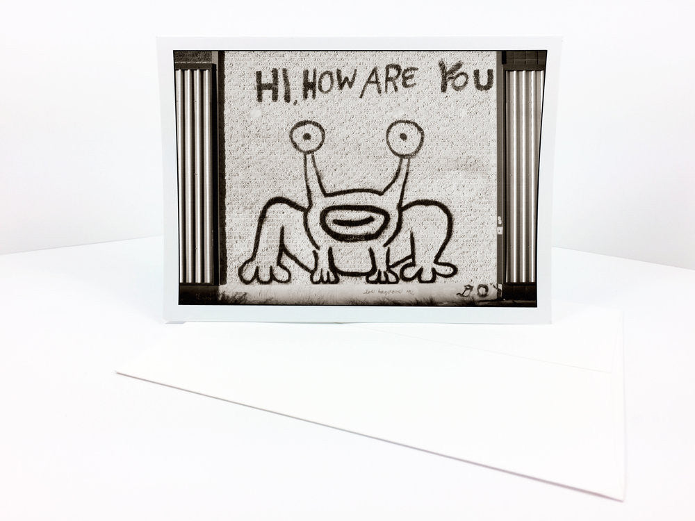 Hi How are You Greeting Card by Locally Mixed