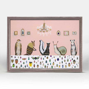 Snail's House Mini Framed Canvas Print by Eli Halpin