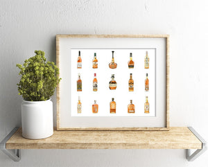 Bourbon Collection Print by Emily Mercedes + 11" x 14"