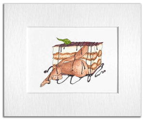 Tiramisu Print by Maridad Studio