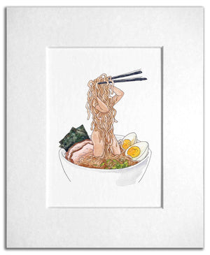 Ramen Delight Print by Maridad Studio