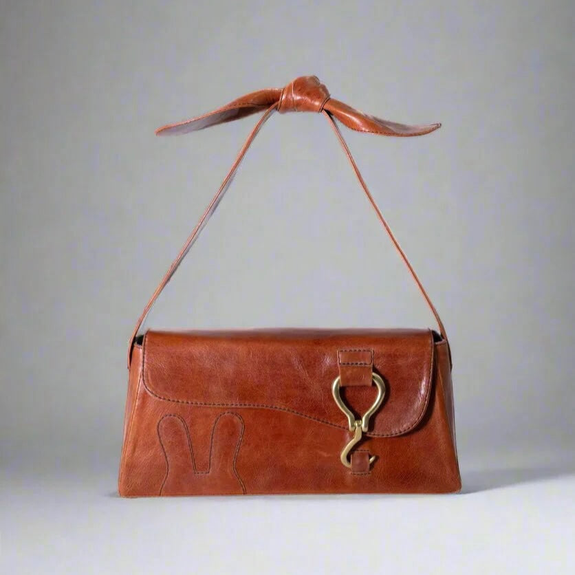 Bunny Ears Box Handbag by design Girls World - Café