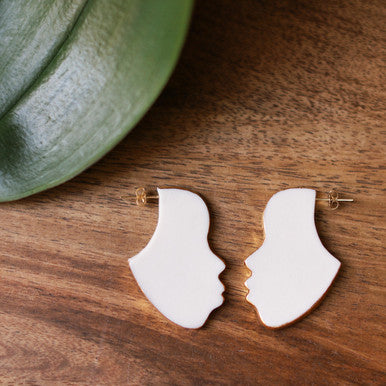 Profile Stud Earrings - Barcelona Inspirada by Remnant Studios