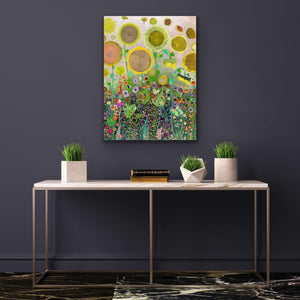 Sunflower Garden Canvas Print by Eli Halpin + 24"x30"