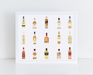 Scotch Collection Print by Emily Mercedes