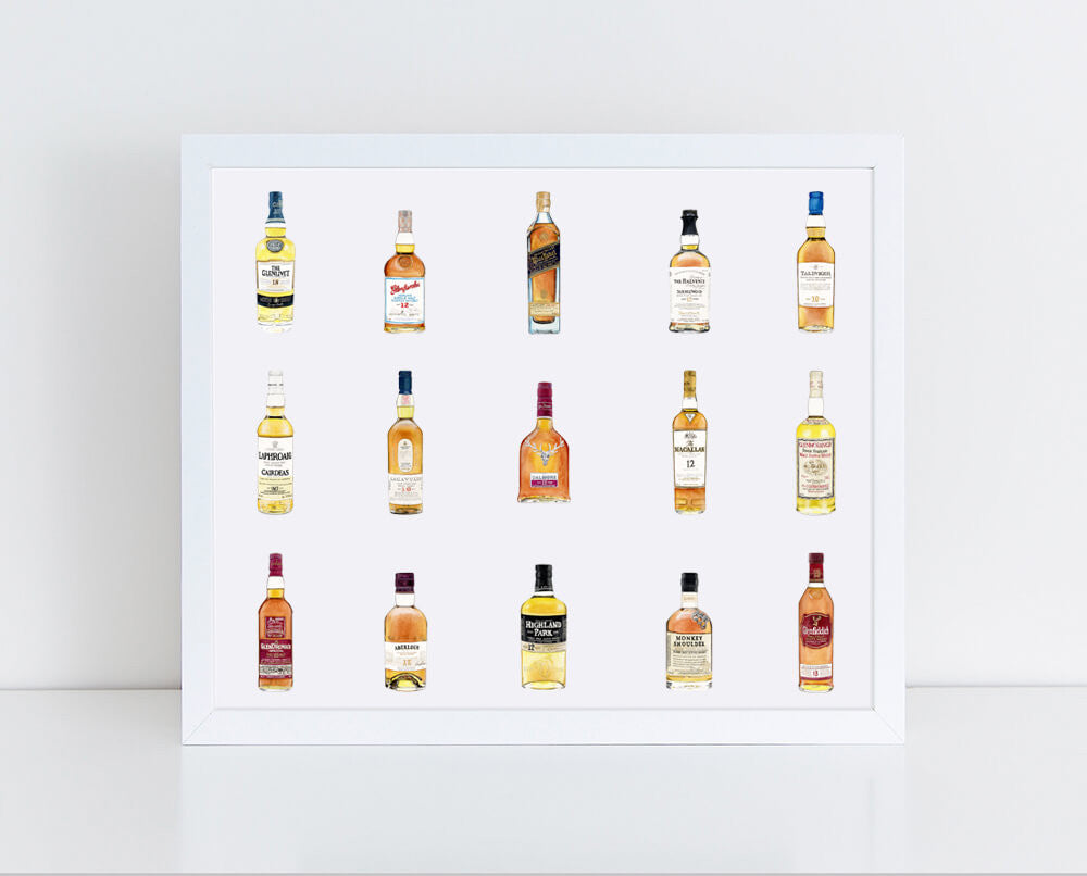 Scotch Collection Print by Emily Mercedes + 11" x 14"