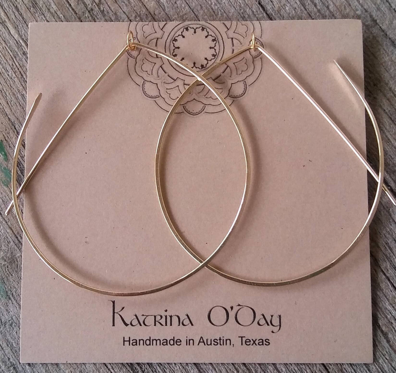 Geo Hoop Earrings by Katrina O'Day