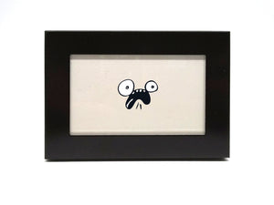 “Scream” Print by Elisa Wikey, framed paper mini print.