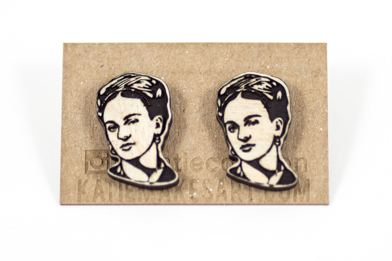 Frida Kahlo Earrings by Katie Cowden