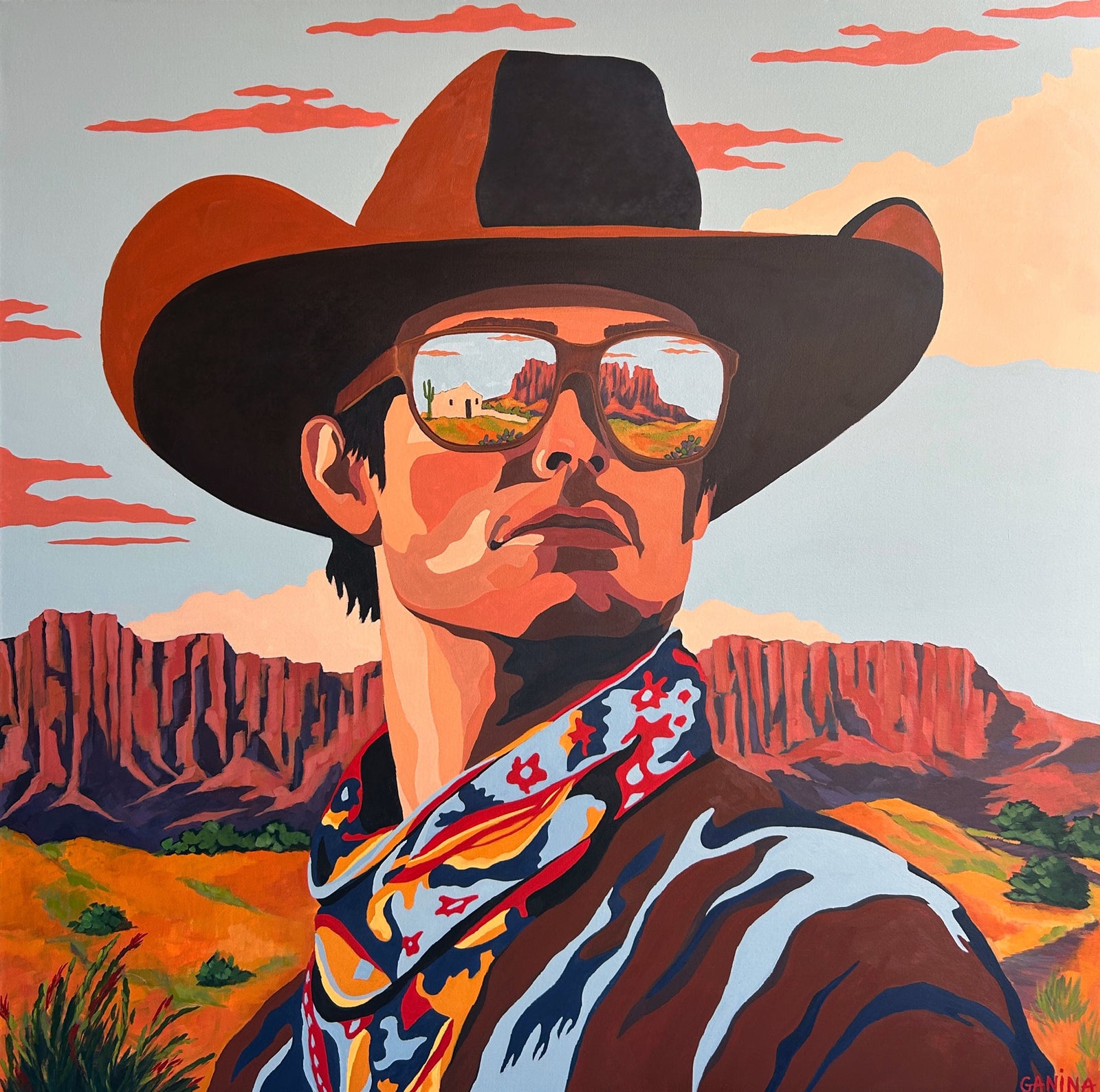 Fade Into You Print by Anna Ganina