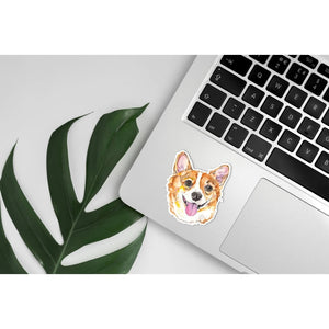 Corgi sticker would look great on your laptop & more