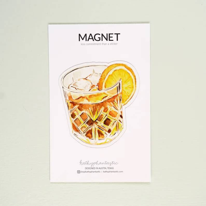 Cocktail Magnet by Kathyphantastic