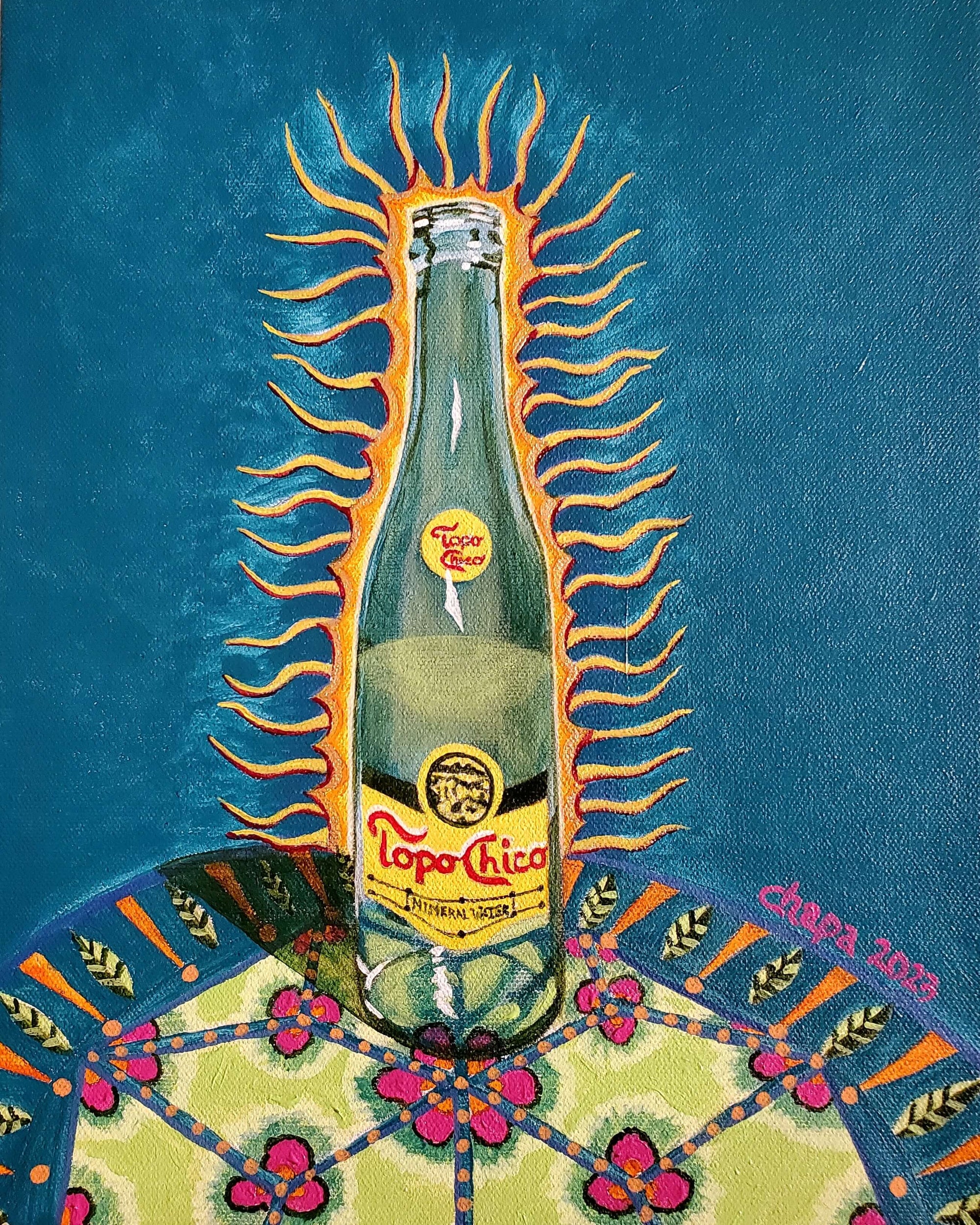 Virgen de Topo Chico Print by Manny Chapa