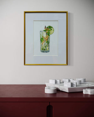 Mojito Print by Maridad Studio - Framed