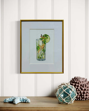 Mojito Print by Maridad Studio - Framed