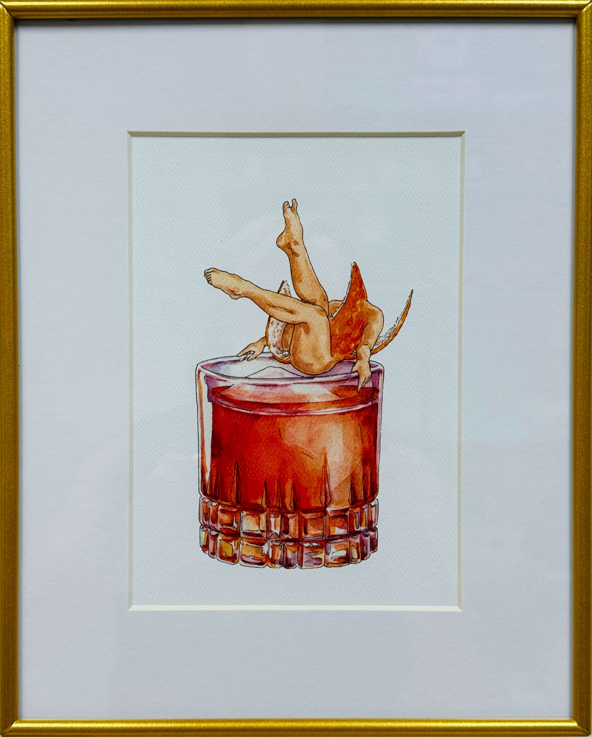 Negroni Print by Maridad Studio - Framed