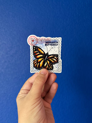 Monarch Butterfly Sticker by Emily Tolipova of Where'd The Wild Things Go
