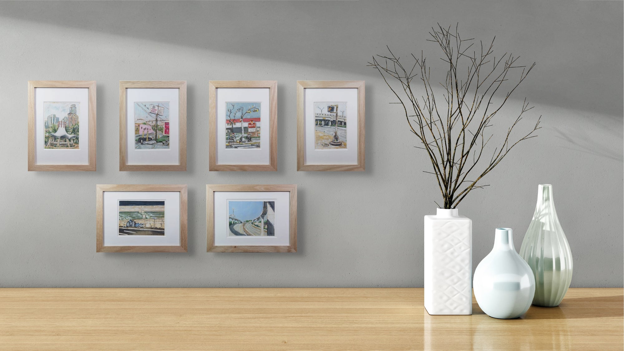 People Changing Clothes in Gazebo South Shore of Town Lake by Paul Moncus