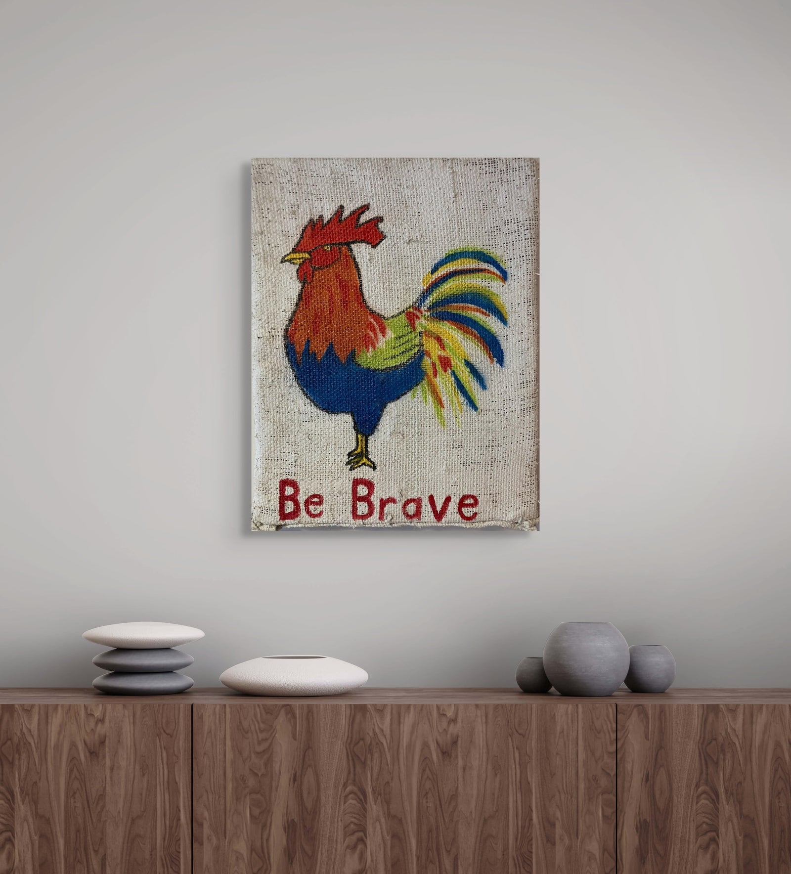 Be Brave by Ricardo Zamora - White