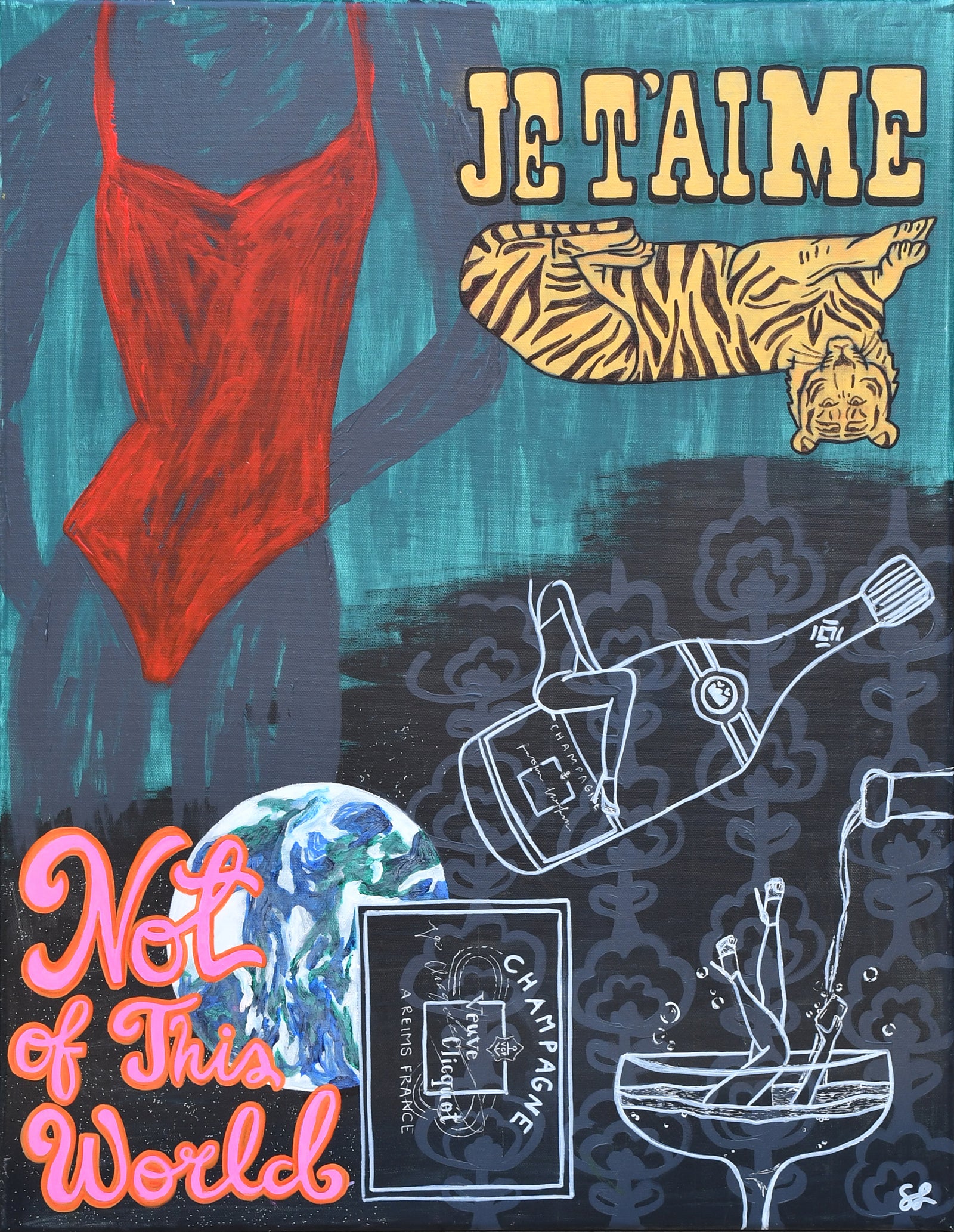 French Girls Print by Sarah Lucille Kirkpatrick 11"x14"