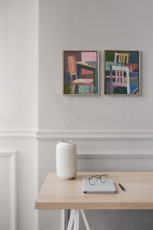 Table Diptych 2 by Clara Hart