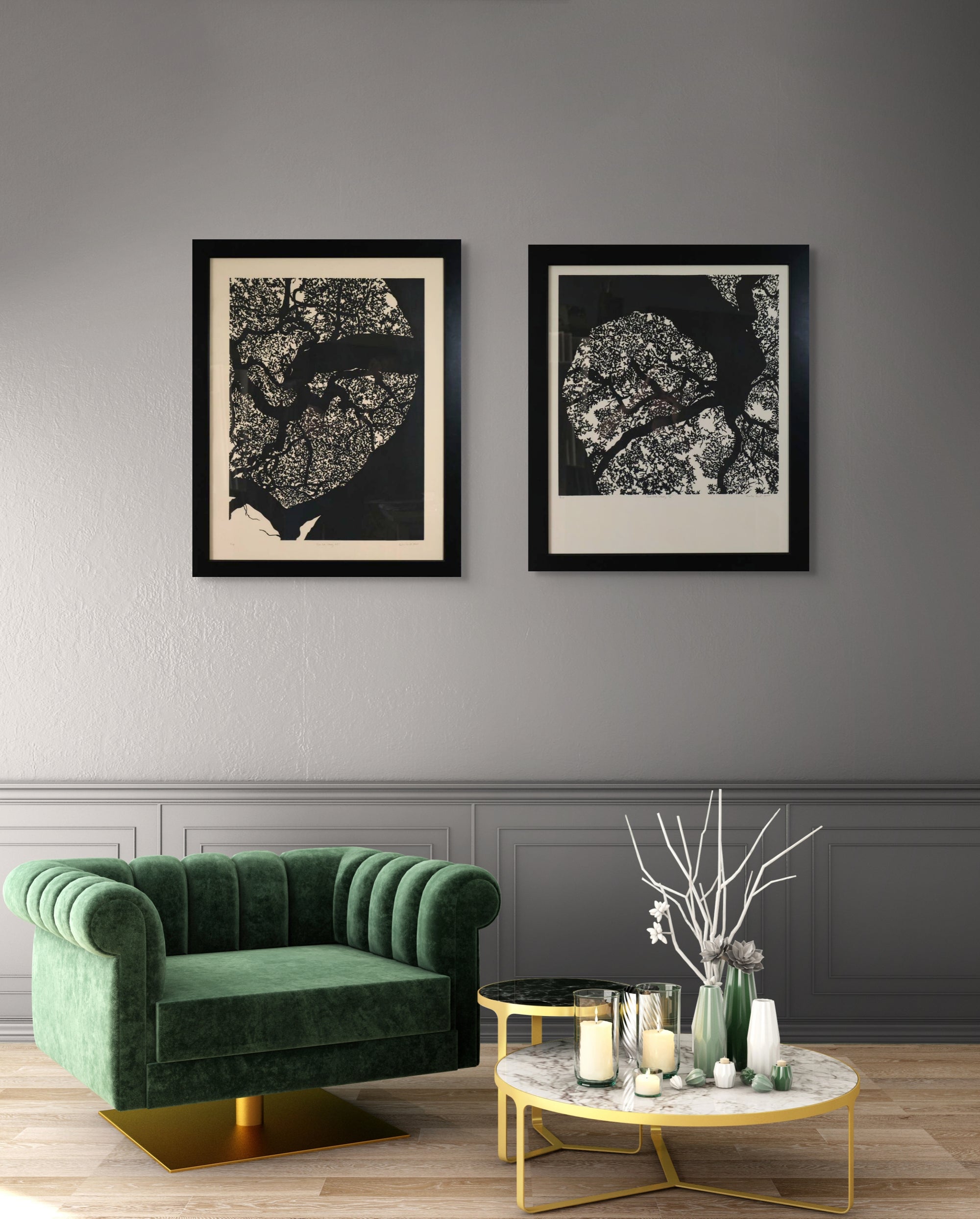 Live Oak Study 1 by Leslie Deil