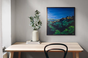 Dusk from Back Deck, Lost Creek by Elizabeth Compton